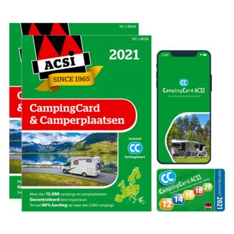 ACSI camperplaatsen incl. kortingskaart 