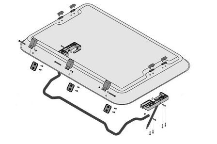 Dometic heki 2 glaskoepel