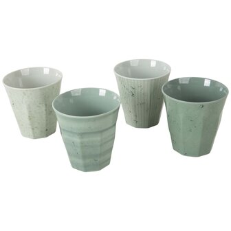 Bo-Camp - Servies - Mix &amp; Match- 16 Stuks - Groen