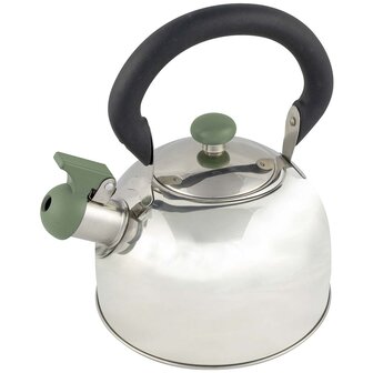 Bo-Camp - Fluitketel - Trend 2 - Wegklapbare greep - RVS - 2,5 Liter