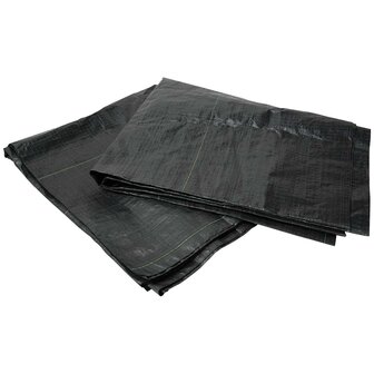 Bo-Camp - Gronddoek - Eco - 4x3 Meter - Zwart